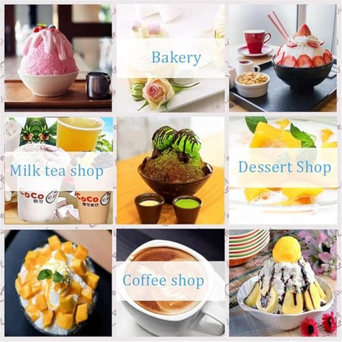 Electric Ice Crusher - Automatic Cleaning, Effortless Shaving for Home Bars & Restaurants, Heavy Duty, Stainless Steel, Quick & Easy Ice Shaving Machine