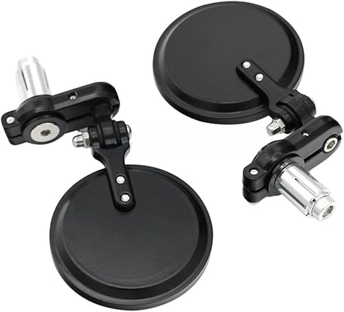 Miniatura 4 de Side Mirrors Universal for 87" 22mm Handlebar Ends Motorbike Mirror Motorcycle Mirror Aluminum Back View Side Rearview Mirrores Motorcycle Rearview