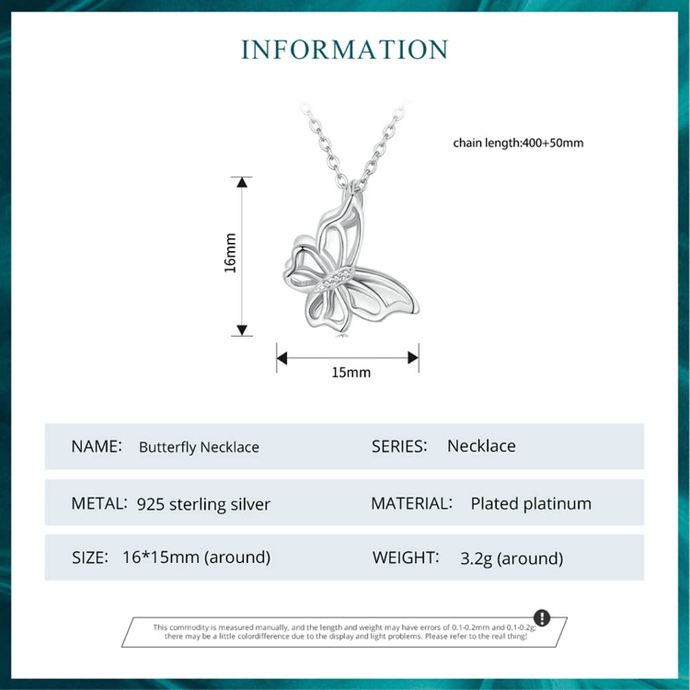 Generic Łzy Motyl Biżuteria damska 925 Sterling Silver Motyle Naszyjnik z kamieniem urodzeniowym Kolczyki Pierścionki