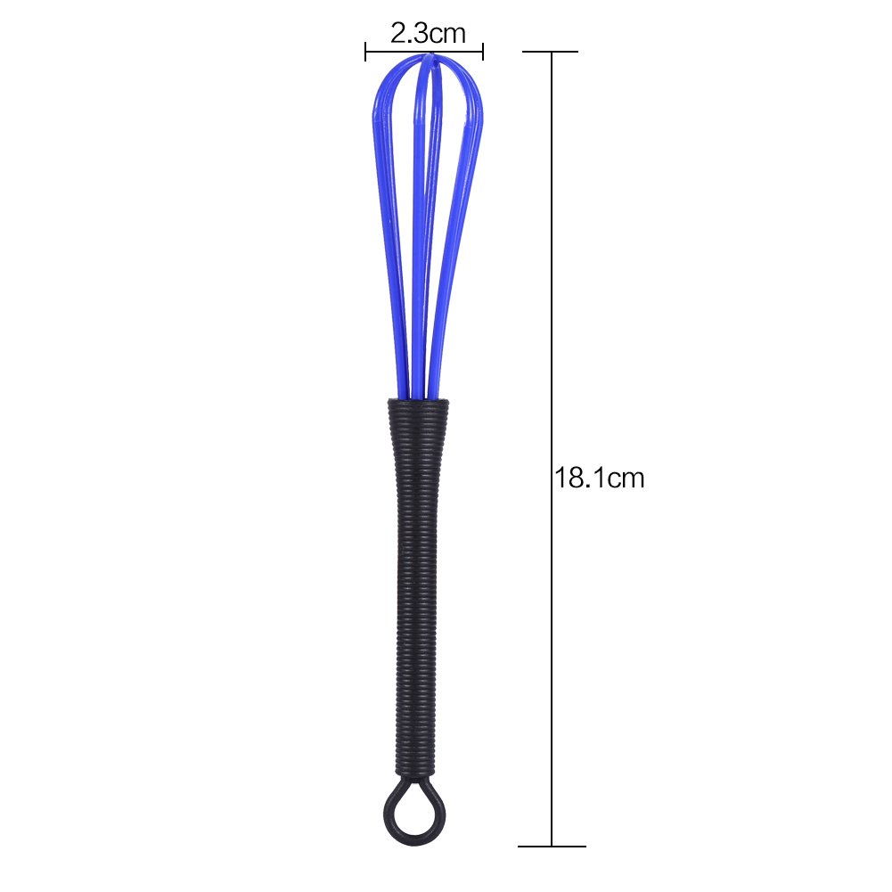 Lot De 3 Fouets En Silicone, Rose, Acier Inoxydable Wired Whisk