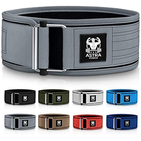 Astra Fitness Gewichthebergürtel - Auto-Locking Gewichthebergürtel für Powerlifting, Kreuzheben, 7.6 cm Klettverschluss Gewichthebergürtel Nylon Gym Gürtel Cover