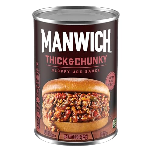 Manwich Sloppy Joe Sauce, Thick and Chunky, Canned Sauce, 15.5 oz.