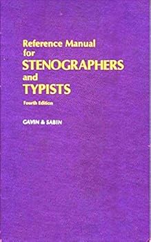 Hardcover Reference Manual for Stenographers and Typists Book