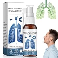 Herbal Lung Spray, Lungenreinigungsspray, Herbal Lung Cleansing S pray, Lungenreinigung Spray, für Den Täglichen Gebrauch Geeignet, Erleichterung der Atmung Linderung Körperlicher Müdigkeit (1 PC)