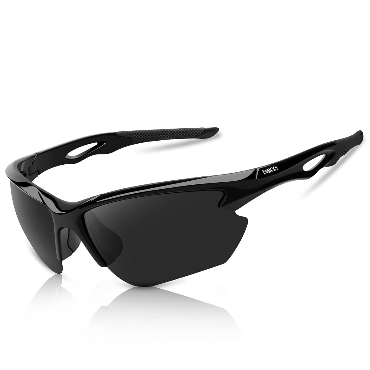 Gafas de Sol Deportivas, Gafas de Sol Deportivas Polarizadas para Hombre y Mujer, Protección UV400, Montura TR90 Ligera y Envolvente para Ciclismo Pesca Golf Running Conducción Esquí Senderismo