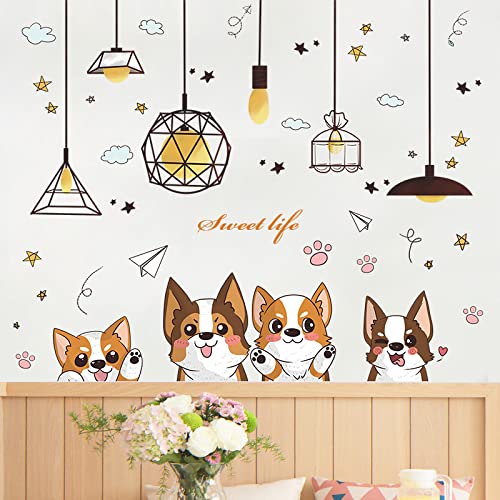 Vinilos Decorativos Wall Decals Achang Cute Corgi miniatura 4