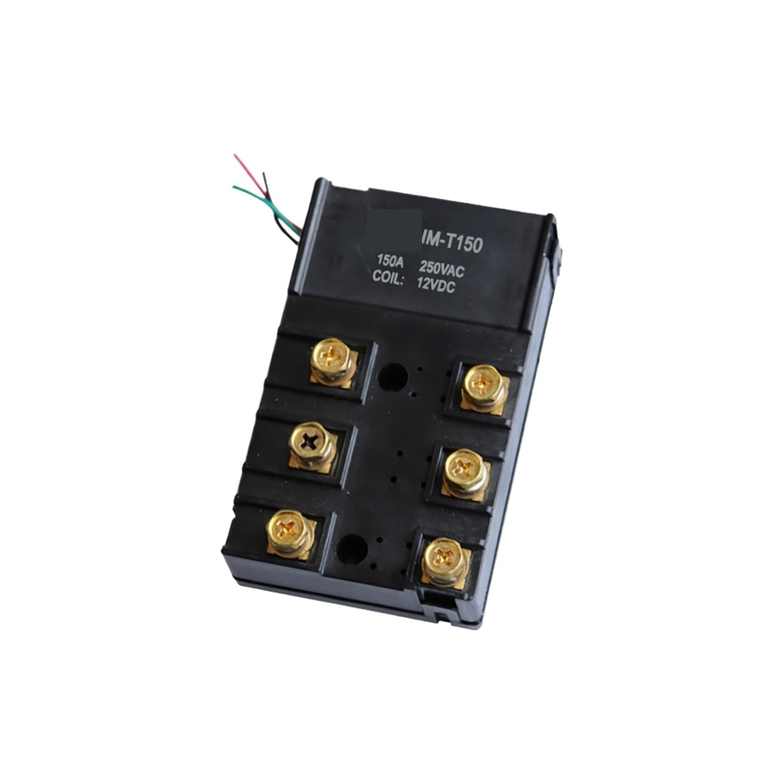 BALYDLUL 150A 250VAC 3A 3b Electromagnetic Three Phase Latching Relay with Auxiliary Contact(12V 2 Coil Not AC)