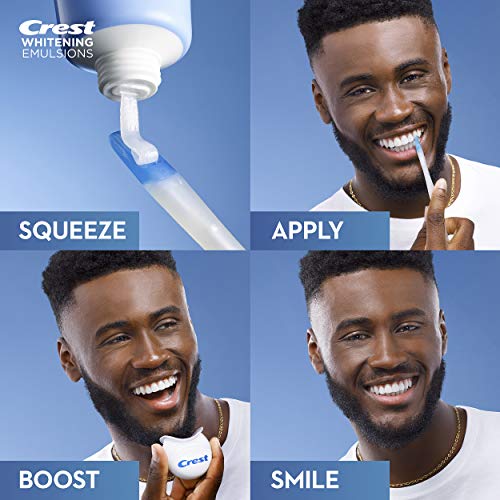 Crest Whitening Emulsions Leave-On Teeth Whitening Gel Kit With Led Accelerator Light, 0.63 Oz #TOP6