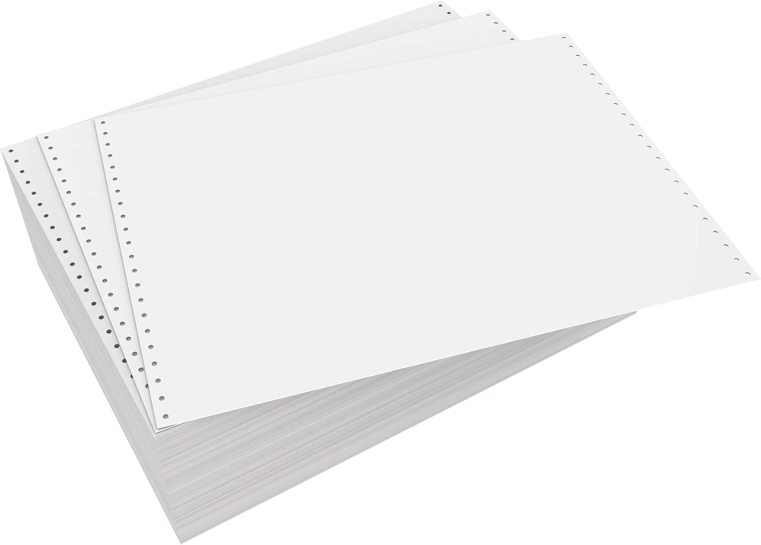 Domtar Continuous Form Paper, Unperforated, 14 7/8 x 11, 18 Lb, White, Carton Of 3,000 Forms