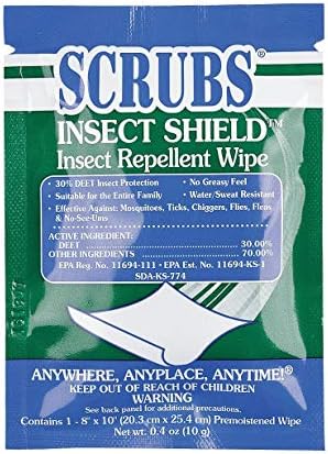 Insect Repellent, Wipes, PK100