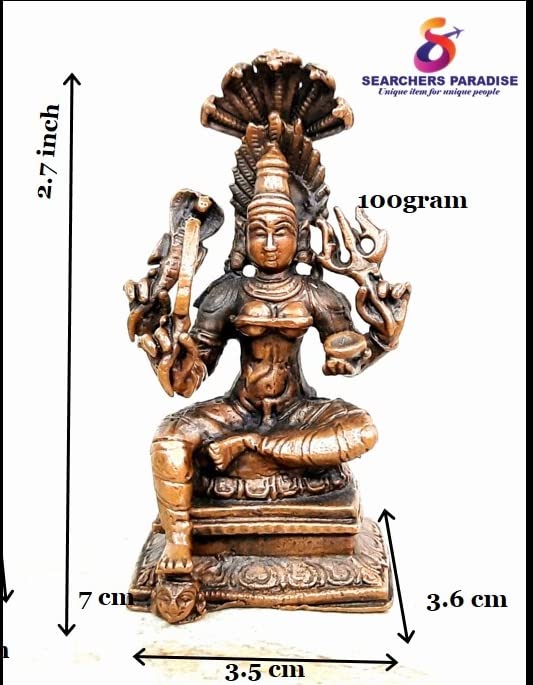 Image of Mariyamman Murti Copper Idol God - 2.7 in - Pack of 1