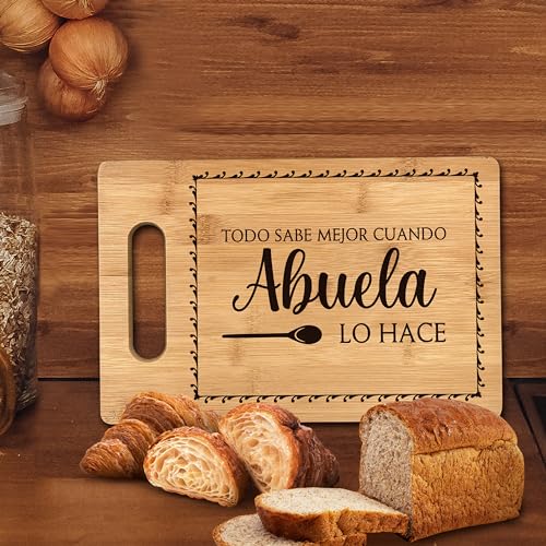 Tabla de cortar rectangular de bambú FONDCANYON miniatura 6
