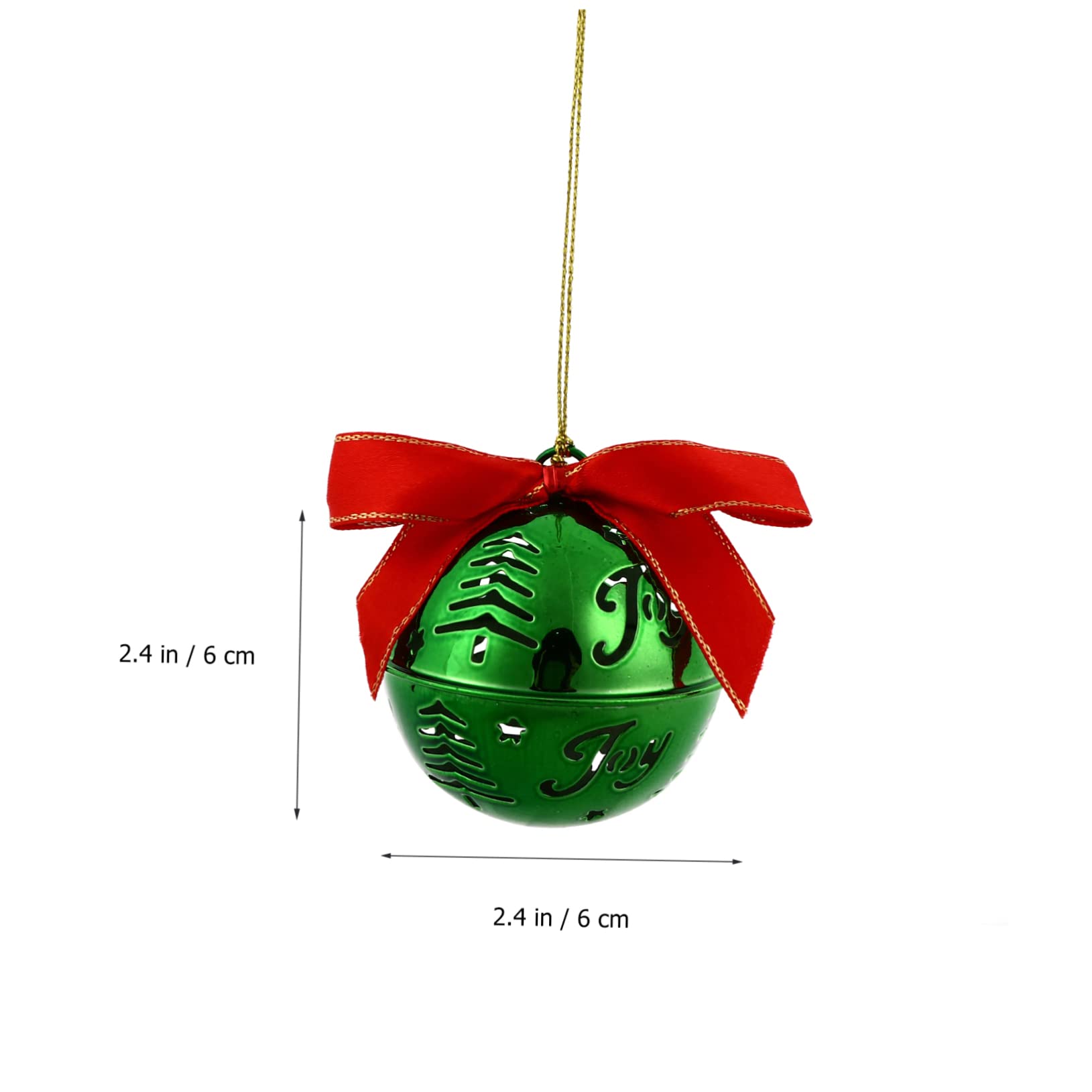 Ipetboom 12pezzi Pendenti Decorativi Forma di Campana di Natale Ornamenti da Appendere per Albero di Natale Decorazioni Natalizie Resistenti