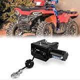 WeiSen 3000lb Electric Winch Kit w/Winch Mount and Rocker Switch Fit Polaris...