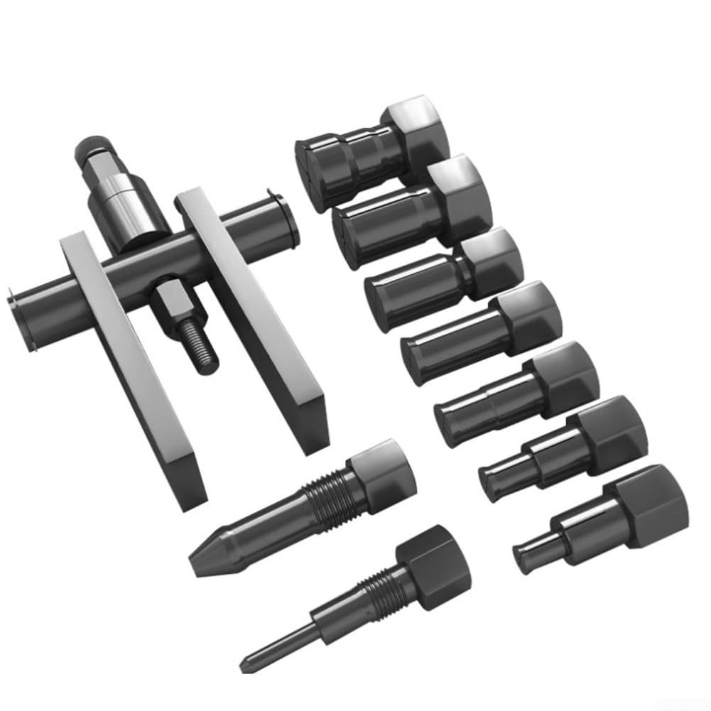 NexRen Juego de extractores de rodamientos interiores para motocicletas y coches, herramienta de extracción de agujeros ciegos con agarre de doble garra, de 8 a 25 mm
