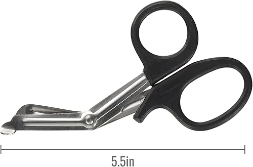 Miniatura 6 de Briggs Cizalla de corte de precisión utilitariaparamédico de 5.5 pulgadas, color negro, 27-757-020 (paquete de 2)