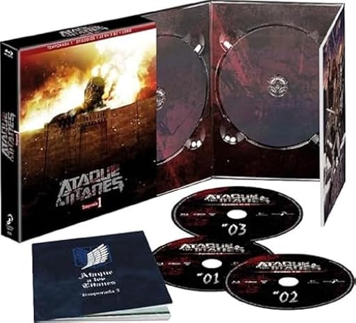 Ataque A Los Titanes Temporada 1 Episodios 1 A 25 Blu-Ray Edición Coleccionista | Ya disponible en tu tienda friki favorita! En mundofriki.es!