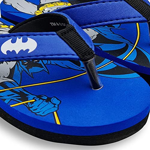 Image of Kidsville Spiderman Printed Blue Flipflops for Boys