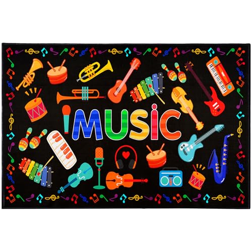 ABCaret Durable Music Classroom Rug 6.5