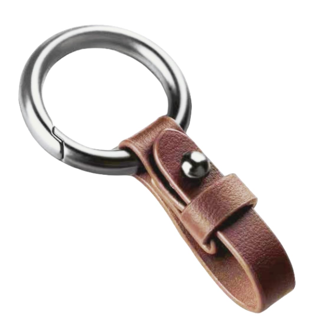 Yuxh Car Keychain Synthetic Leather Keyring Metal Key Chain Faux Leather Key Ring
