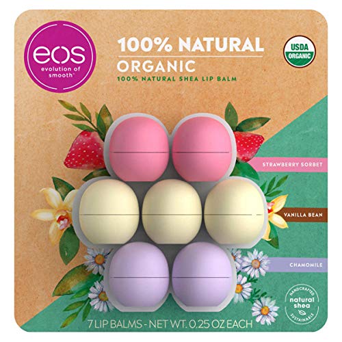 EOS USDA Organic Lip Balm, 7 Spheres