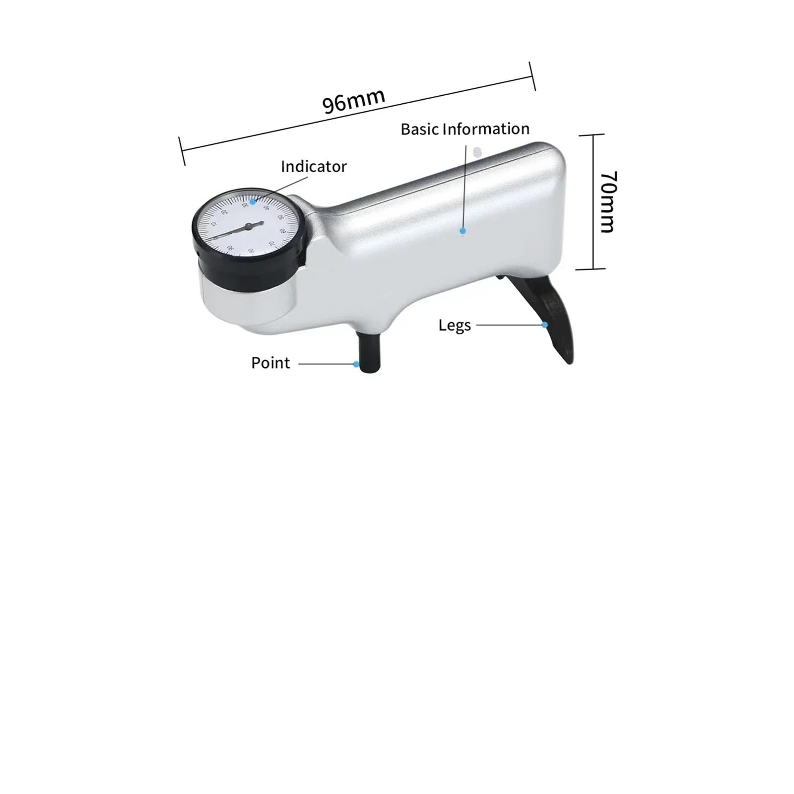 Testeur de dureté, Testeur de dureté portable Shahe Barcol for alliages d'aluminium et cuivre
