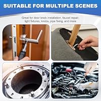 PATIKIL 50 Stück Madenschraube M5 x 30mm, 304 Edelstahl Madenschrauben Set für Türklinken Halterung Möbel Lampen Wasserhahn Reparaturen, Silber Innensechskant Gewindestifte Schrauben Set – Ansicht 7