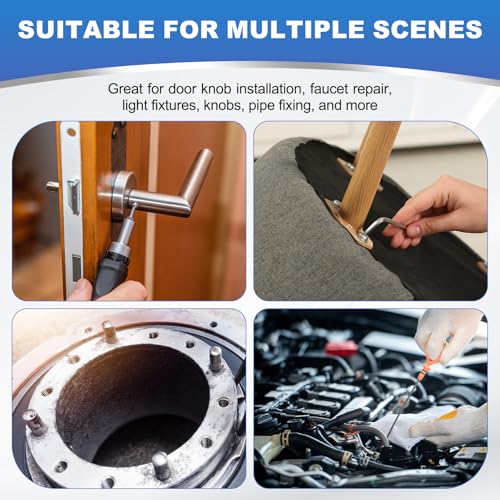 PATIKIL 120 Stück Madenschrauben Schrauben Set, M6x4mm Sechskant Grubenschraube 304 Edelstahl Innensechskant Gewindestifte für Halterung Türklinken Wasserhahn Leuchtenreparatur