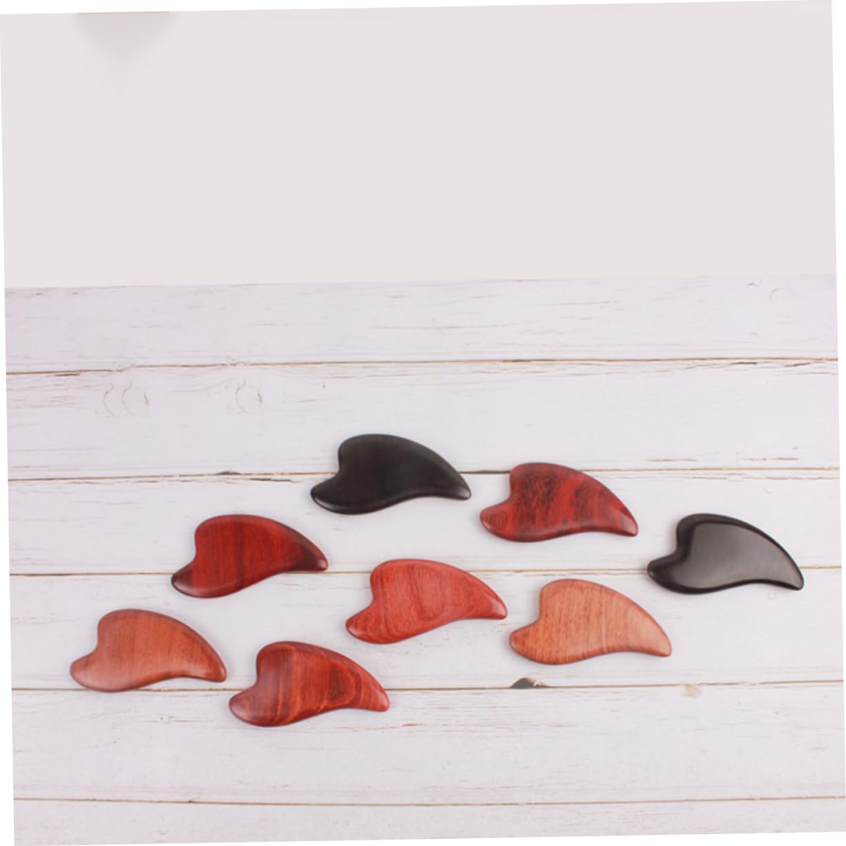 Healeved 3piezas Masajeador Facial De Madera Tabla De Scraping Natural Para Aliviar Tensiones De y Relajación Para Cara Cuello y