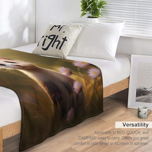 Couverture vison douce en flannel polaire de haute qualité