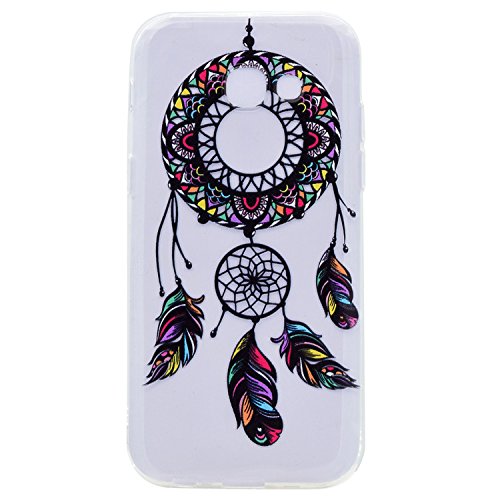 Samsung A5 2017 Case,Samsung A5 2017 TPU Case,Ultra Thin Transparent Clear Flexible Silicone Cover for Samsung A5 2017,Case for Samsung A5 2017 with 5.2 inch,Cool 3D Romantic Flower Animal Cartoon Design Printed Drawing Pattern Protective Back Cover Case for Samsung A5 2017