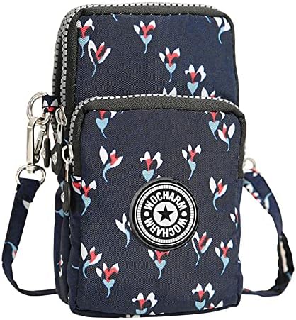 Wocharm Ladies Girls Nylon Design Small Crossbody Shoulder Bag Wristlet Handbags