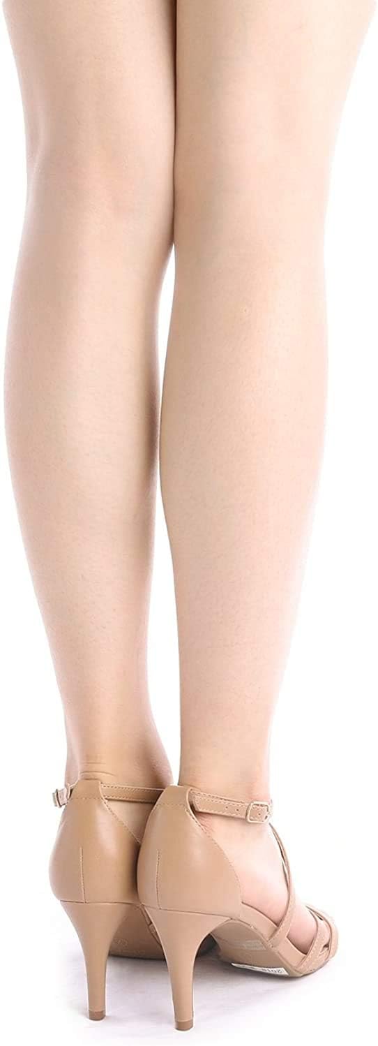 DREAM PAIRS Women's Fashion Stilettos Open Toe Pump Heel Sandals - Image 6