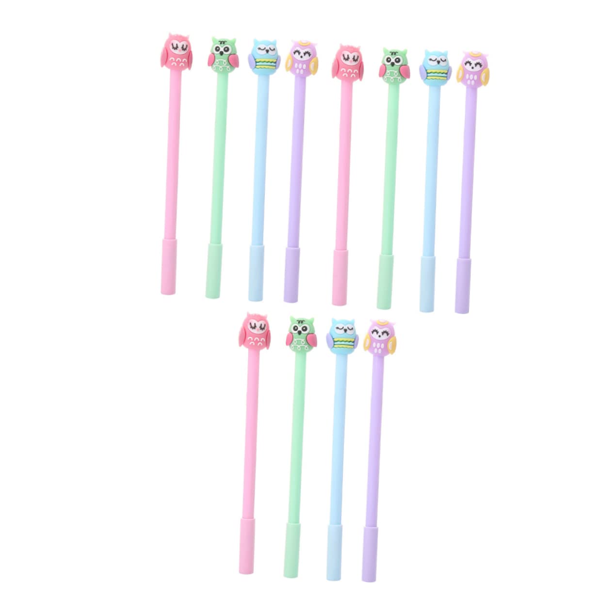 Operitacx 36pièces Stylos Gel Cartoon Créatifs De Stylos à Encre Gel Owl Pour Écriture Et Dessin Fournitures Scolaires Et Bureau Kawaii