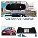 Compatible For VW Polo MK5 Accessories VW Polo Vivo Ameo 2009~2017 Car Engine Sound Hood Front Heat Insulation Cotton Fireproof Mat(A)
