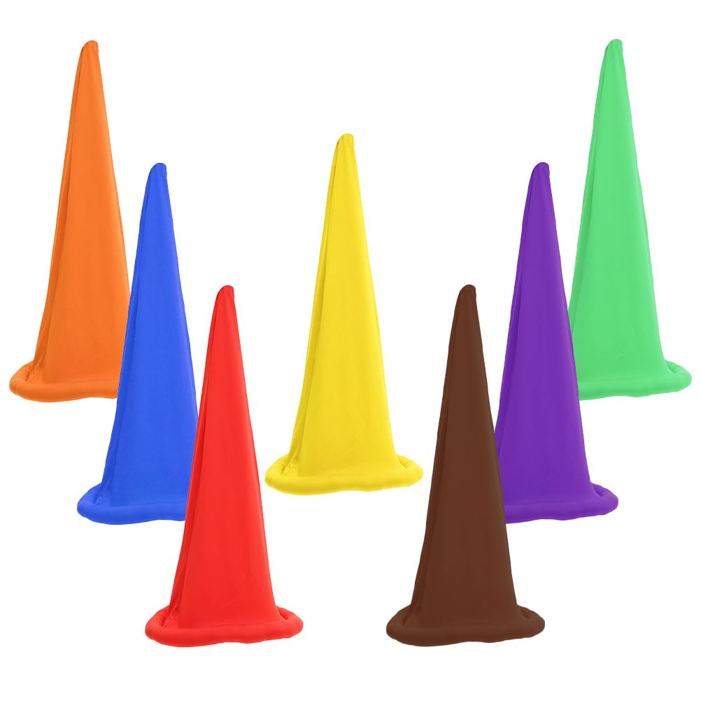 Alasum Sombreros Lavables 7 Piezas de Duende Navideños Cómodos de Poliéster y Algodón, Material Liviano Color Aleatorio para Fiestas de Halloween y Navidad para Ambiente Festivo