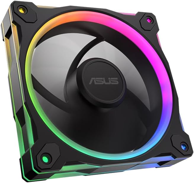 ASUS Prime MR120 ARGB Reverse Fan Black