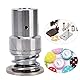 Hztyyier Stoffknopfform Knopfmacher Die Form Runde Brotform Pressform DIY Handgemacht für Handpressmaschine DIY Knöpfe(32L)