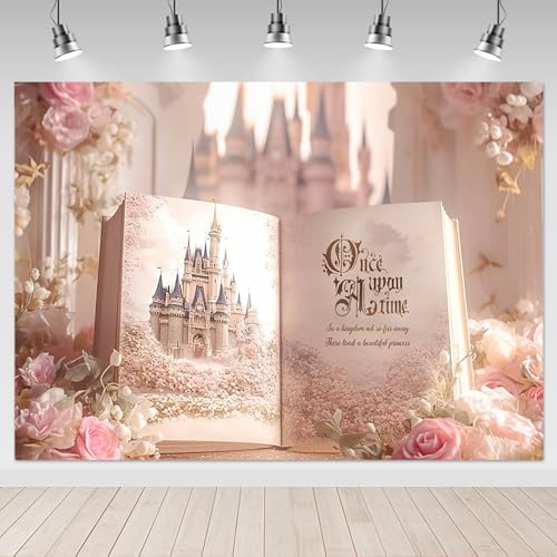 Mocsicka Once Upon Time Fondo de cuento de hadas 7x5ft miniatura 1
