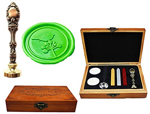 Boîte en bois Reliques de la mort pour créer votre sceau de cire de mariage
