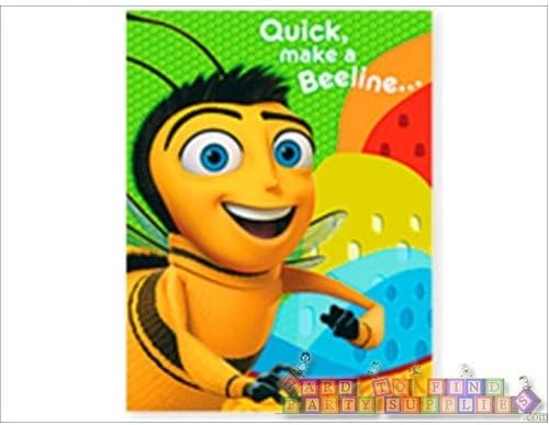 Dreamworks Bee Movie Quick Make a Beeline ...Party Invitations