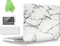 Vista 18 de UESWILL Funda rígida mate 3 en 1 compatible con MacBook Pro (Retina, 13 pulgadas, finales de 2012/2013/2014/principios de 2015), modelo A1425 / Negro