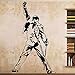 Produktbild ONETOTOP Vintage Freddie Mercury Wanddekor Queen Band Musik Rock Vinyl Aufkleber Wandbild Raumdekoration Schlafzimmer Wohnzimmer Wand Decor57 * 93 cm