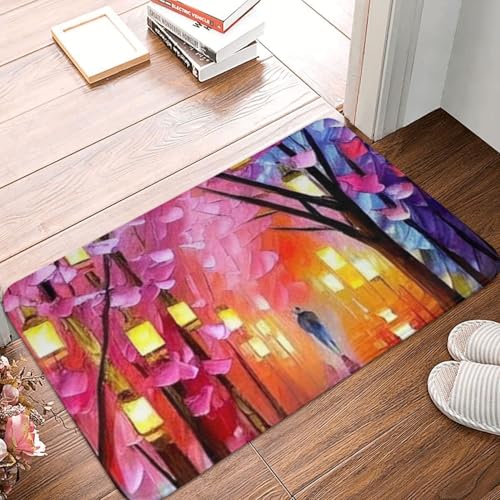 Tapis d'entrée pour la maison Spring Rain parfait pour le salon - 3