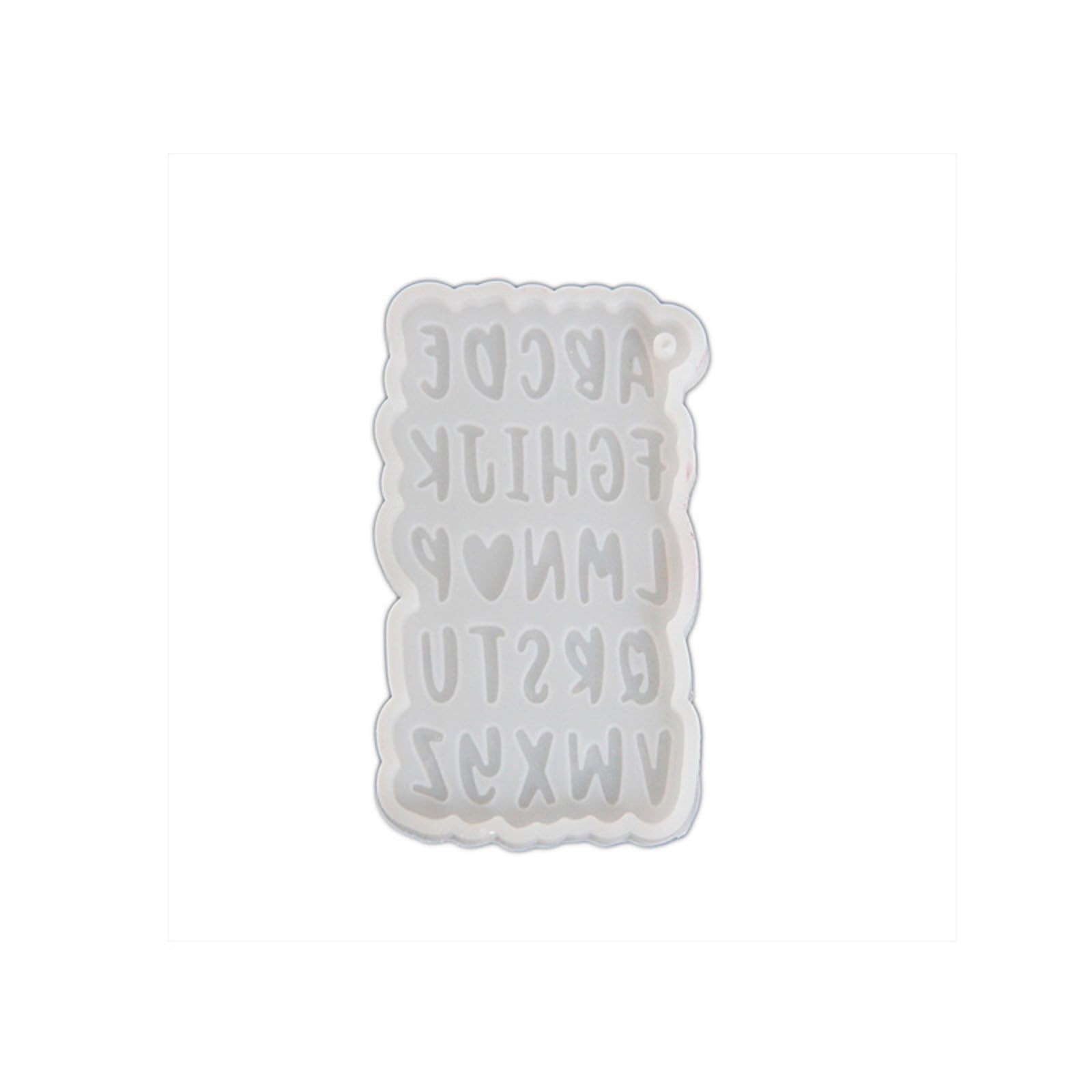 Msioytog Silicone Letter Bead Set for Crafting Unique Resin Necklace Pendants and Gift Items Silicone Letter Pendant