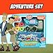 Wild Kratts Adventure Playset - 8pc Set Includes Goggles, Creature Pod, 4 Power Discs & More, Pretend Play & Costume Dress Up Accessories, Officially Licensed Toys for Children, Gift for Kids