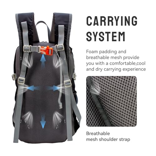 Mochila plegable liviana para senderismo resistente al agua miniatura 4