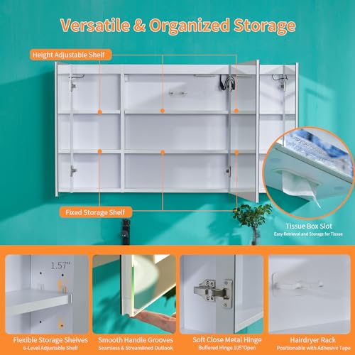 Vingli 3821 Led Lighted Medicine Cabinet thumb #7