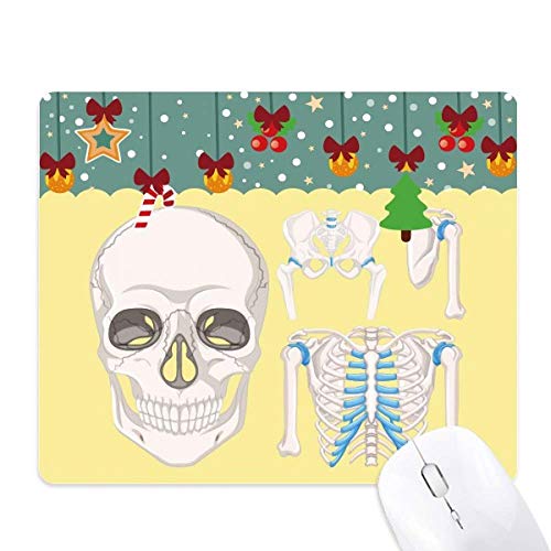 Tapis de souris motif squelette antidérapant pour stopper les glissements
