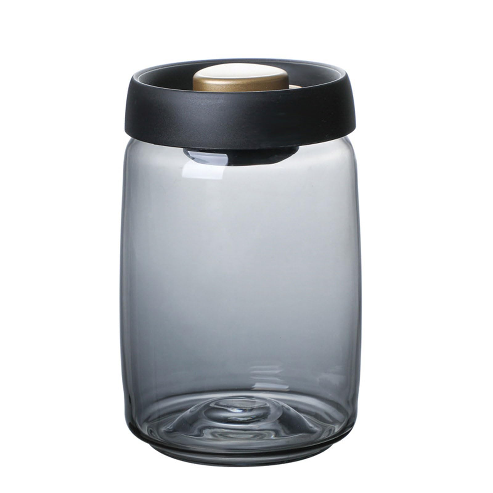 Xinsheinelry Vacuum Coffee Canister Food Storage Container Airtight Containers Containers Clear Glass Jar Beans Canister Container Grains and Candy Jar